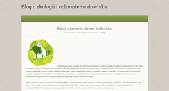 Desktop Screenshot of ekoswiat.com.pl